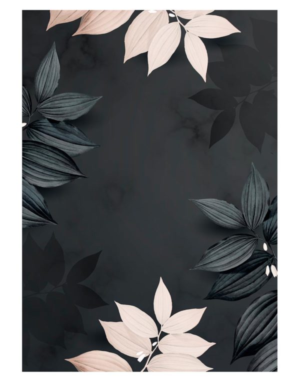 Foliage-Black-welcome-board