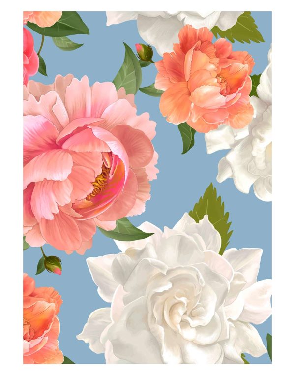 Mixed-floral-welcome-board