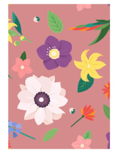 Multicolor-flower-welcome-board