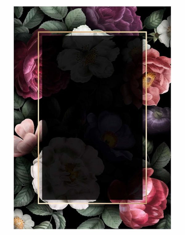 Black-floral-invitation