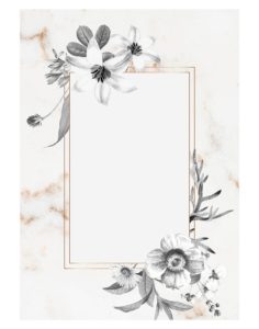 Blank-floral-frame-design