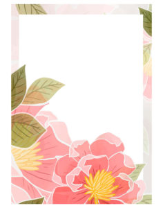 Hand-drawn-rose-frame-vector-flower-border
