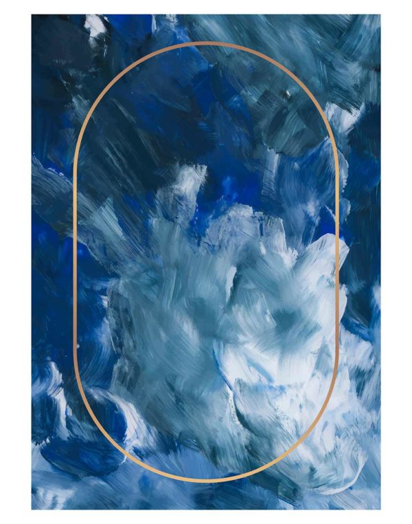 Oval-gold-frame-on-abstract