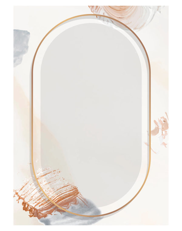 Oval-gold-frame-with-paintbrush