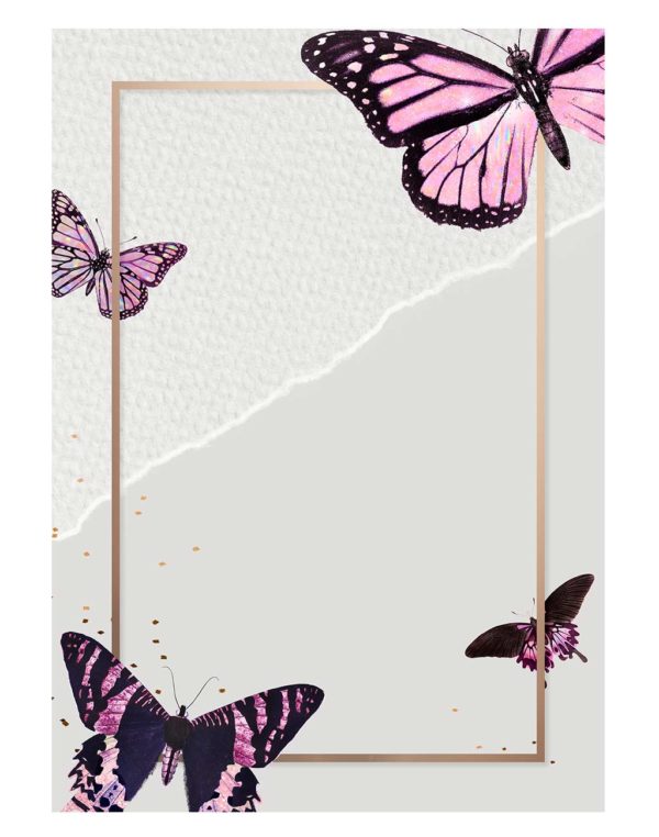 Pink-holographic-and-glittery-butterfly