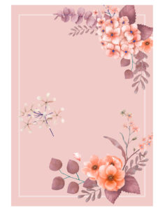 Pink-themed-floral-wedding-card