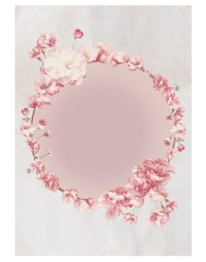Round-pink-cherry-blossom-bouquet