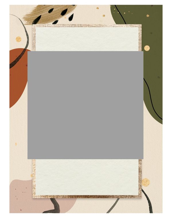 Abstract earth tones Selfie Frame