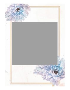 purple-Gerbera-flowers-selfie-frame