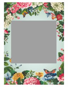 Vintage-mixed-Chinese-flower-selfie-frame