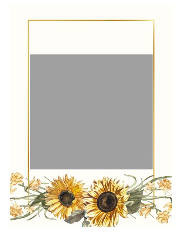 Gold-sunflower-selfie-frame